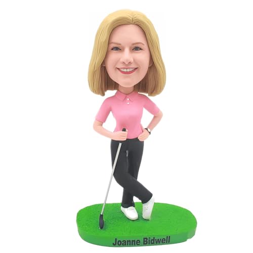 Golf Customized Bobblehead Dolls.Handmade Personalized Sculpture for Men.Boyfriends.Husbands.Office Colleagues