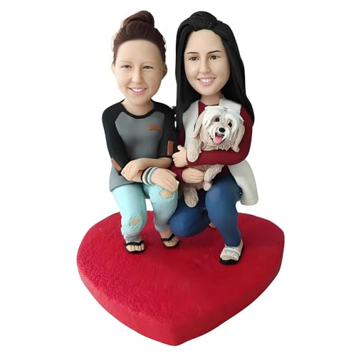 Custom Full Bobblehead with One Pet.Handmade Customized Bobble Head Figurine Personalized Sculpture.Base on Your Photo