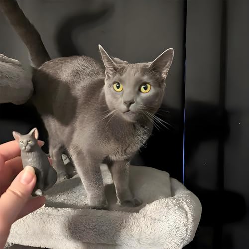 Pet Custom Bobblehead.Handmade Personalized Dog Cat Figurine.Customized Sculpture Animal Statue Figure Memorial Gifts 2-4
