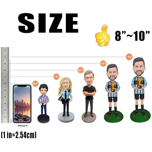 Boss Lady Custom Bobblehead Figurine. Personalized from Photo Bobbleheads.Customized Statue Sculpture for Officer Girls 6-10