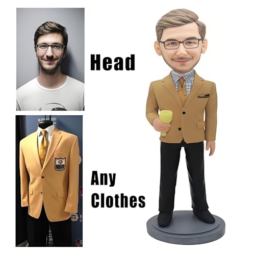 Boss Lady Custom Bobblehead Figurine. Personalized from Photo Bobbleheads.Customized Statue Sculpture for Officer Girls 6-10